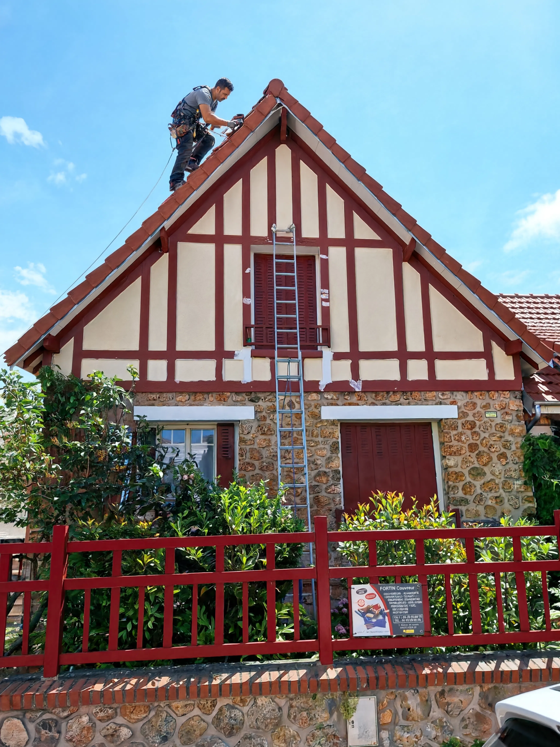 Couvreur maison colombages